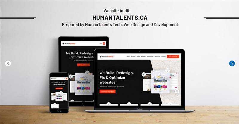 HumanTalents Website Audit by Amr The Internet GuyVancouver web design & maintenance | We build, fix & optimize websites