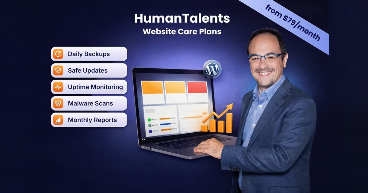 monthly website maintenance plan