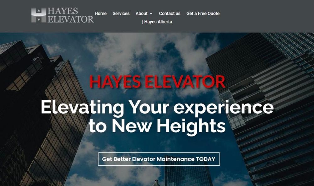 Hayes Elevator home page