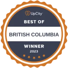 UpCity Best of British Columbia 2023 Winner badge